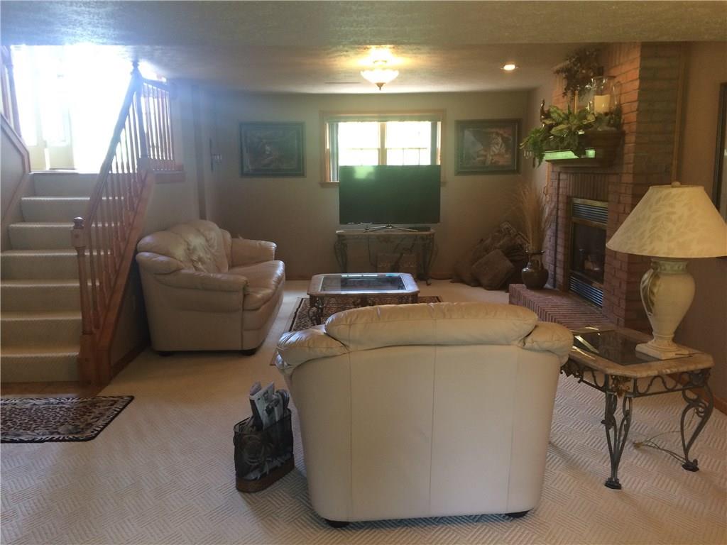 5620 Dutch Ridge Road Beaver, PA 15009 - Photo 14 of 19 Lower Level Family Room w/ Fireplace