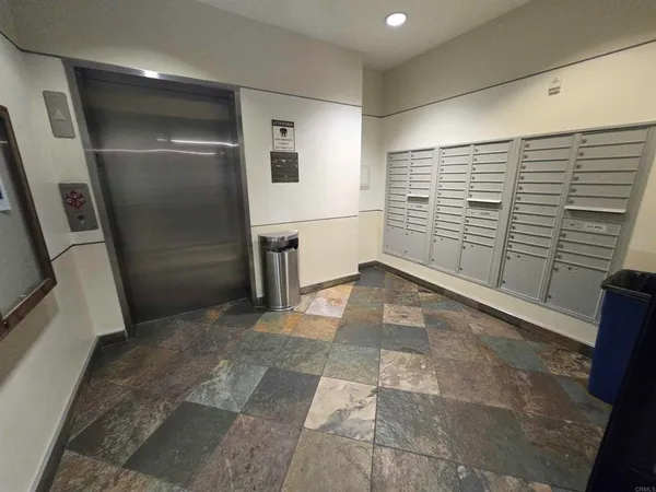 a view of elevator