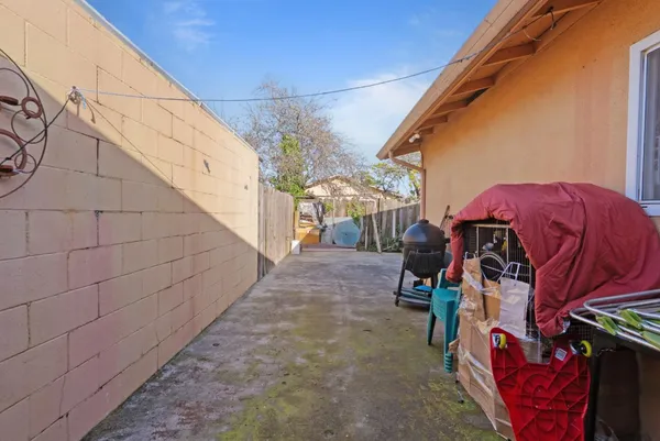 a view of storage and utility room