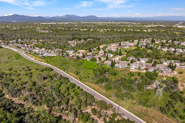 a view of city and mountain