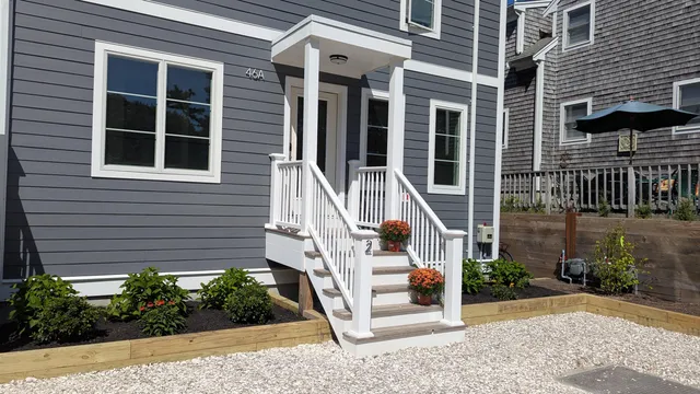 a view of balcony deck and patio