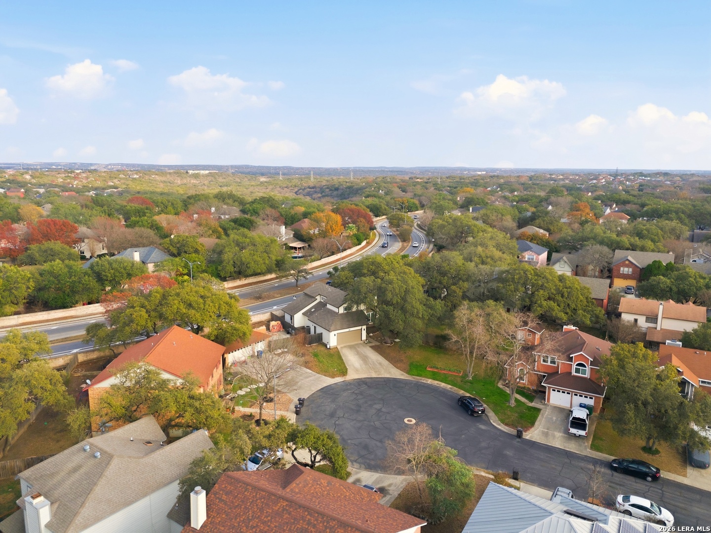 2434 Canyon Rim San Antonio, TX 78232 - Photo 25 of 28 an aerial view of residential houses with outdoor space