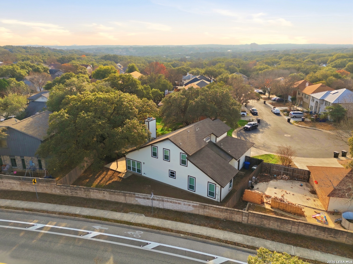 2434 Canyon Rim San Antonio, TX 78232 - Photo 26 of 28 an aerial view of residential houses with city view