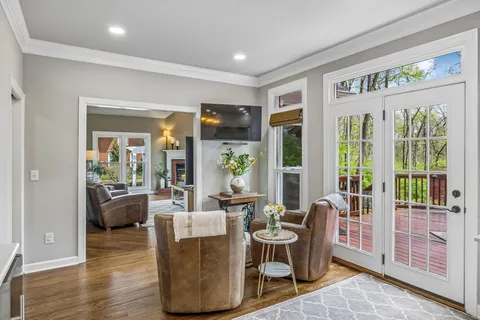 a kitchen with stainless steel appliances a refrigerator and a stove top oven