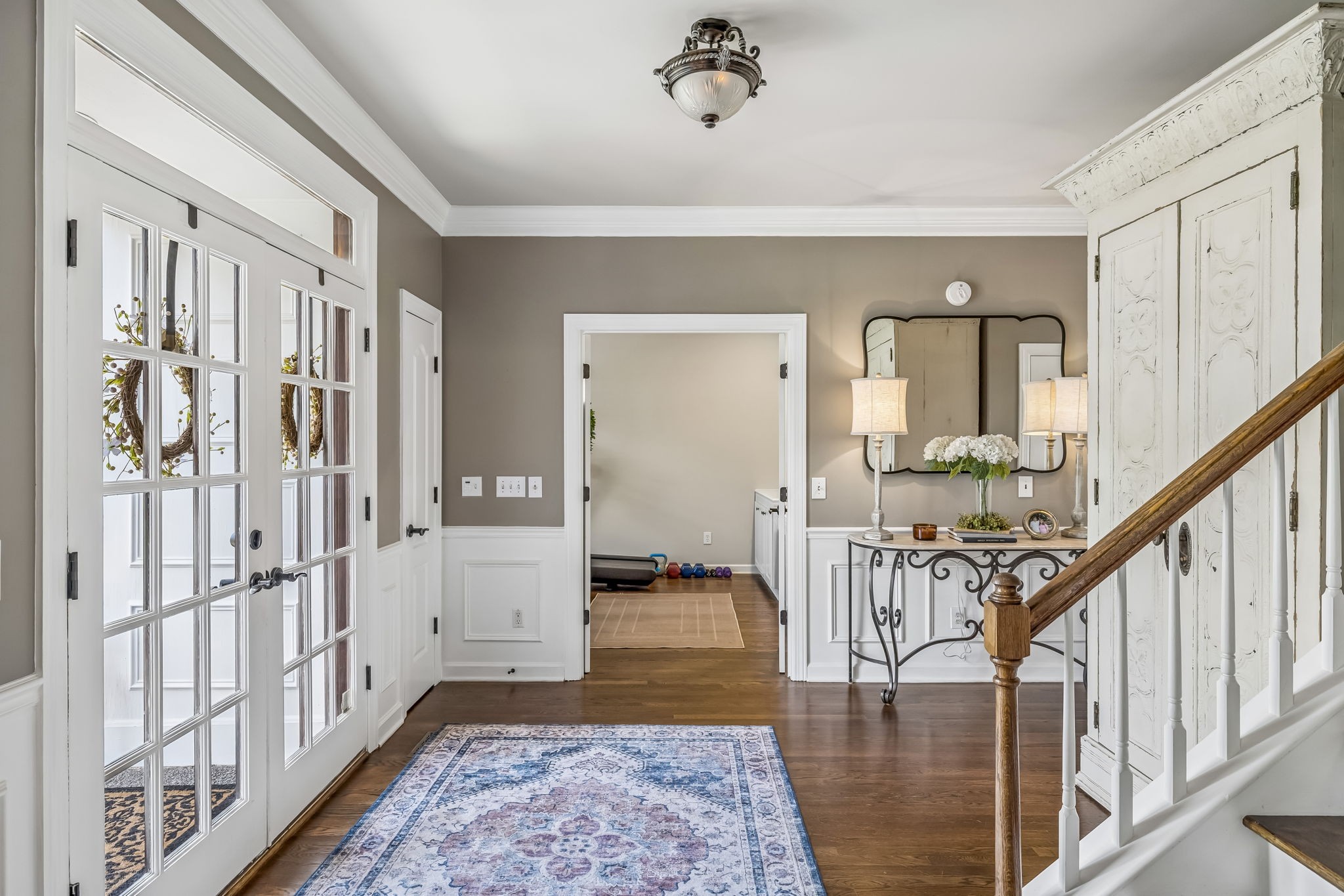 208 Landon Court Franklin, TN 37064 - Photo 6 of 58 a view of an entryway with wooden floor
