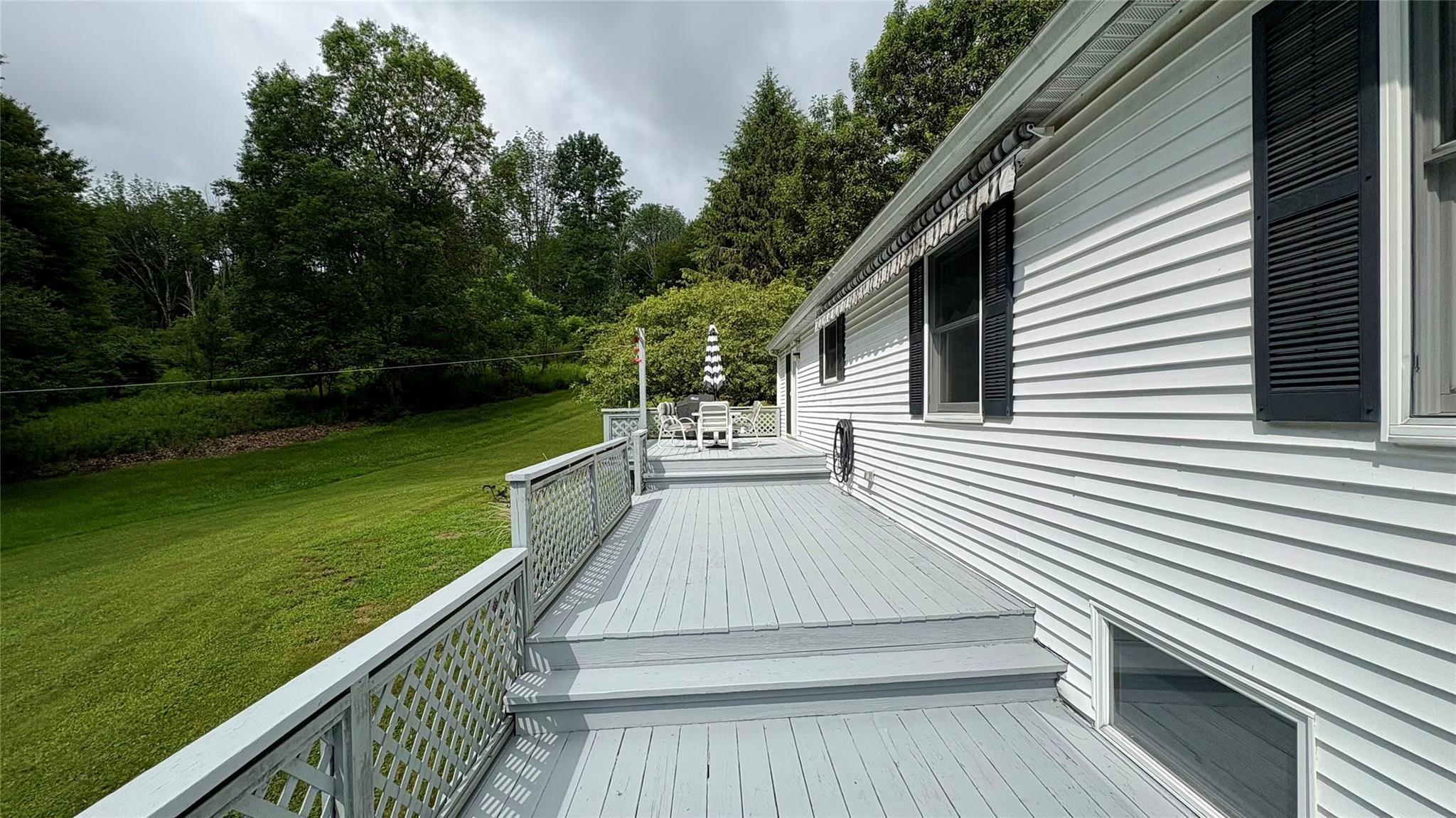 105 White Sulphur Road Swan Lake, NY 12783 - Photo 10 of 42 a view of deck having patio