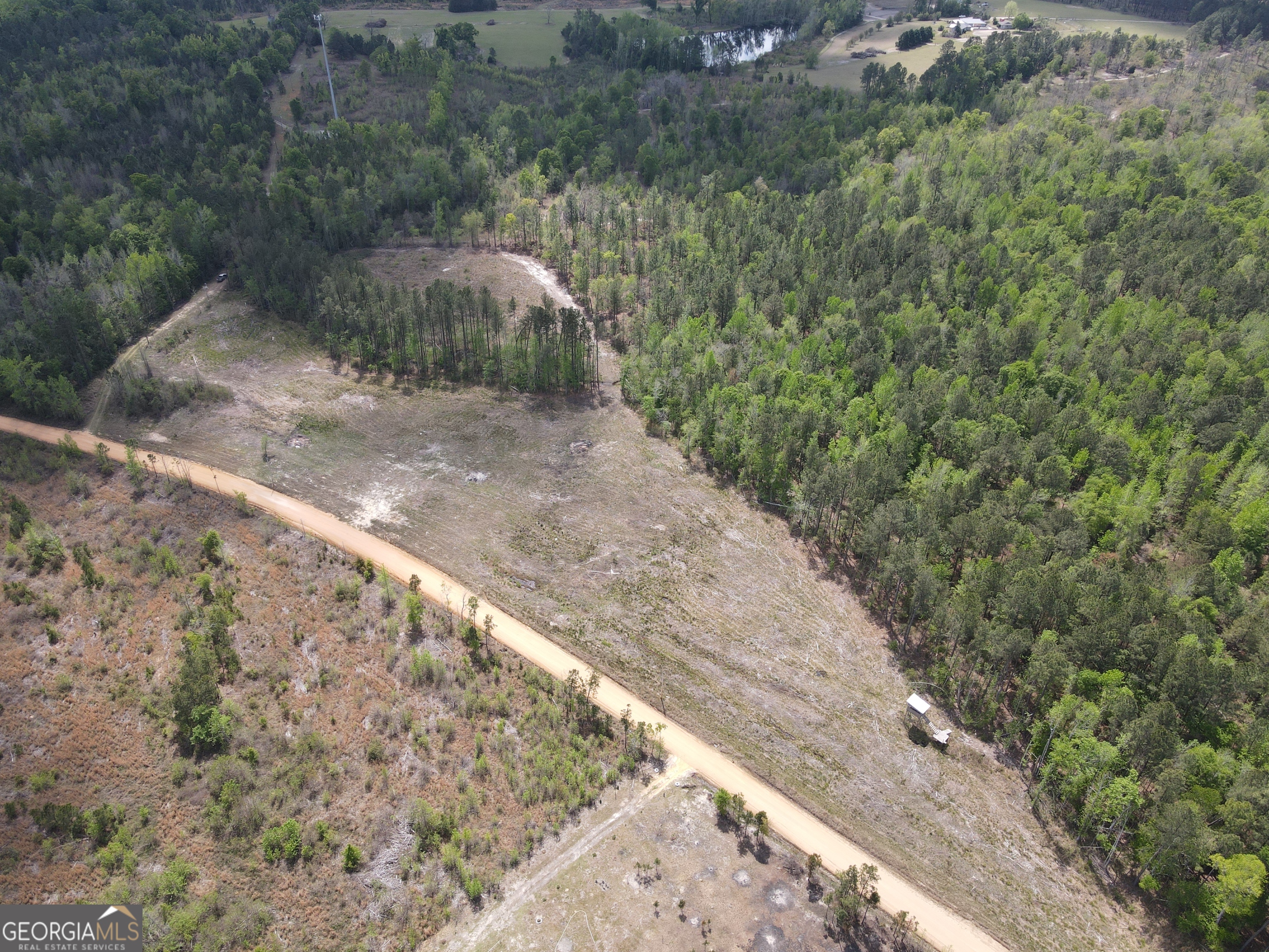 a view of a yard with an outdoor space