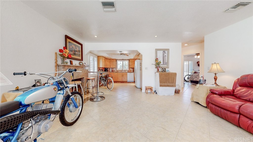 26127 Millstream Drive Canyon Country, CA 91387 - Photo 56 of 68 Guest House Living Room & Kitchen