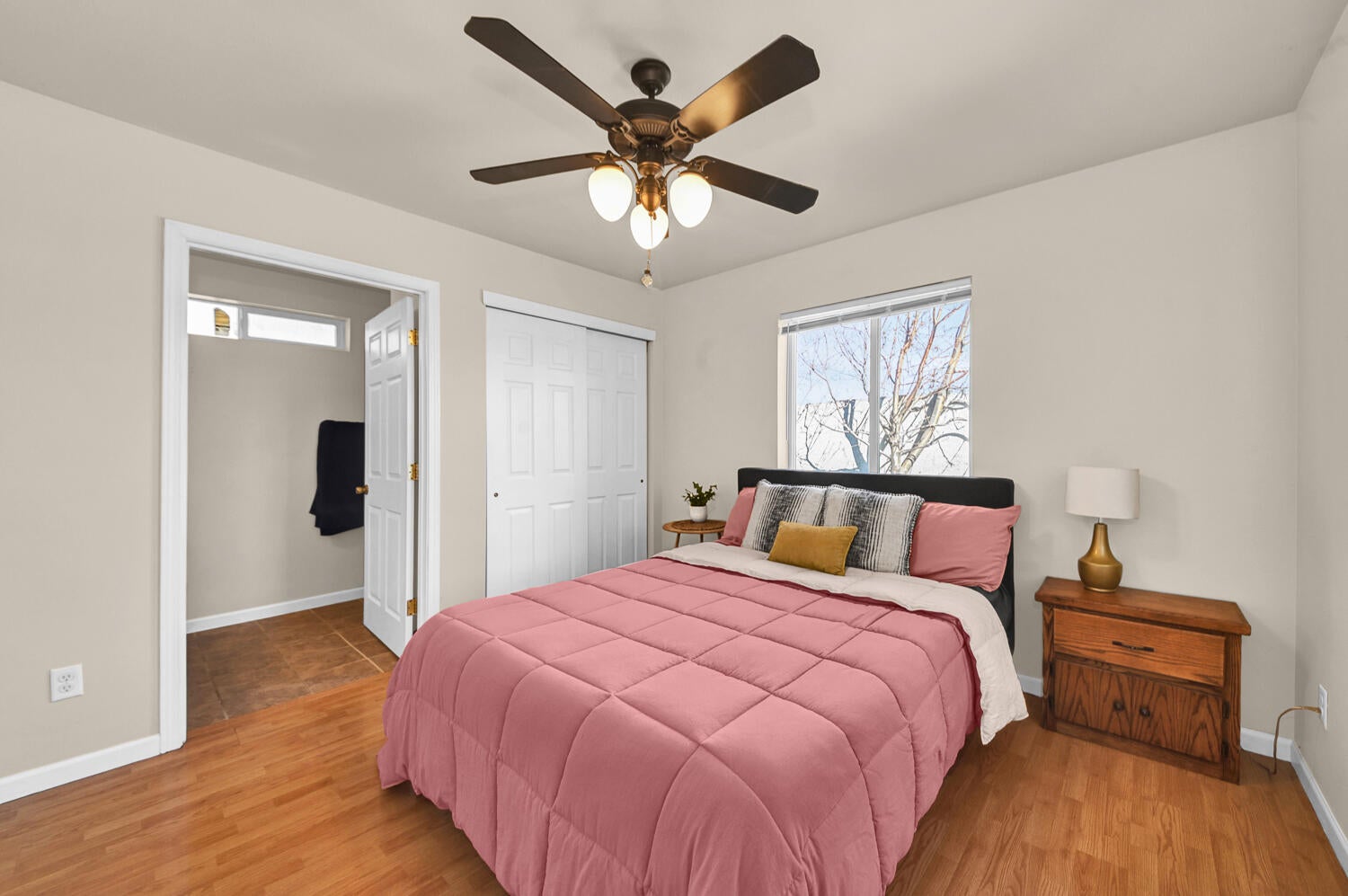 61258 Blakely Road Bend, OR 97702 - Photo 12 of 26 Primary bedroom at end of hall for privacy.