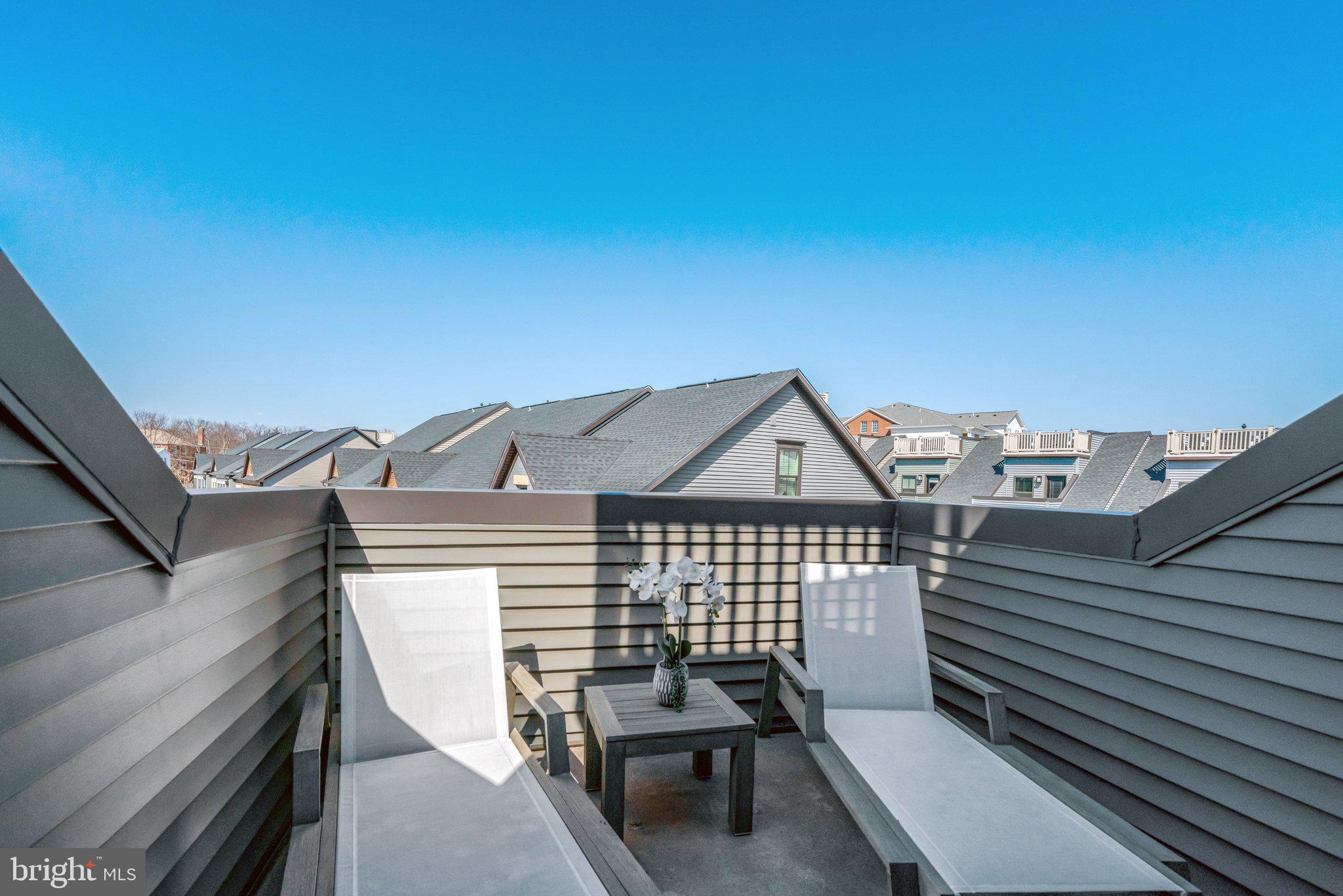 5369 8th Road South Arlington, VA 22204 - Photo 36 of 37 Sunny rooftop retreat with skyline views.