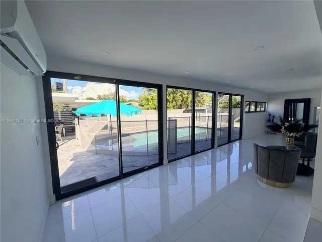 wooden floor with a outdoor space