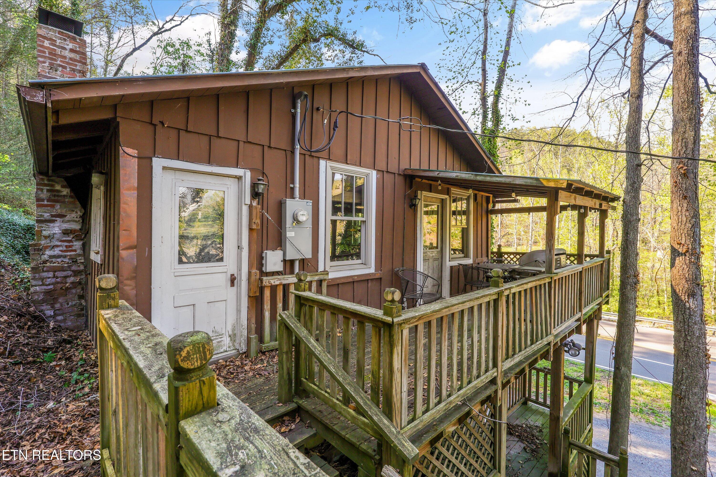 107 Mt Luke Road Townsend, TN 37882 - Photo 6 of 41 Back Porch Exterior View