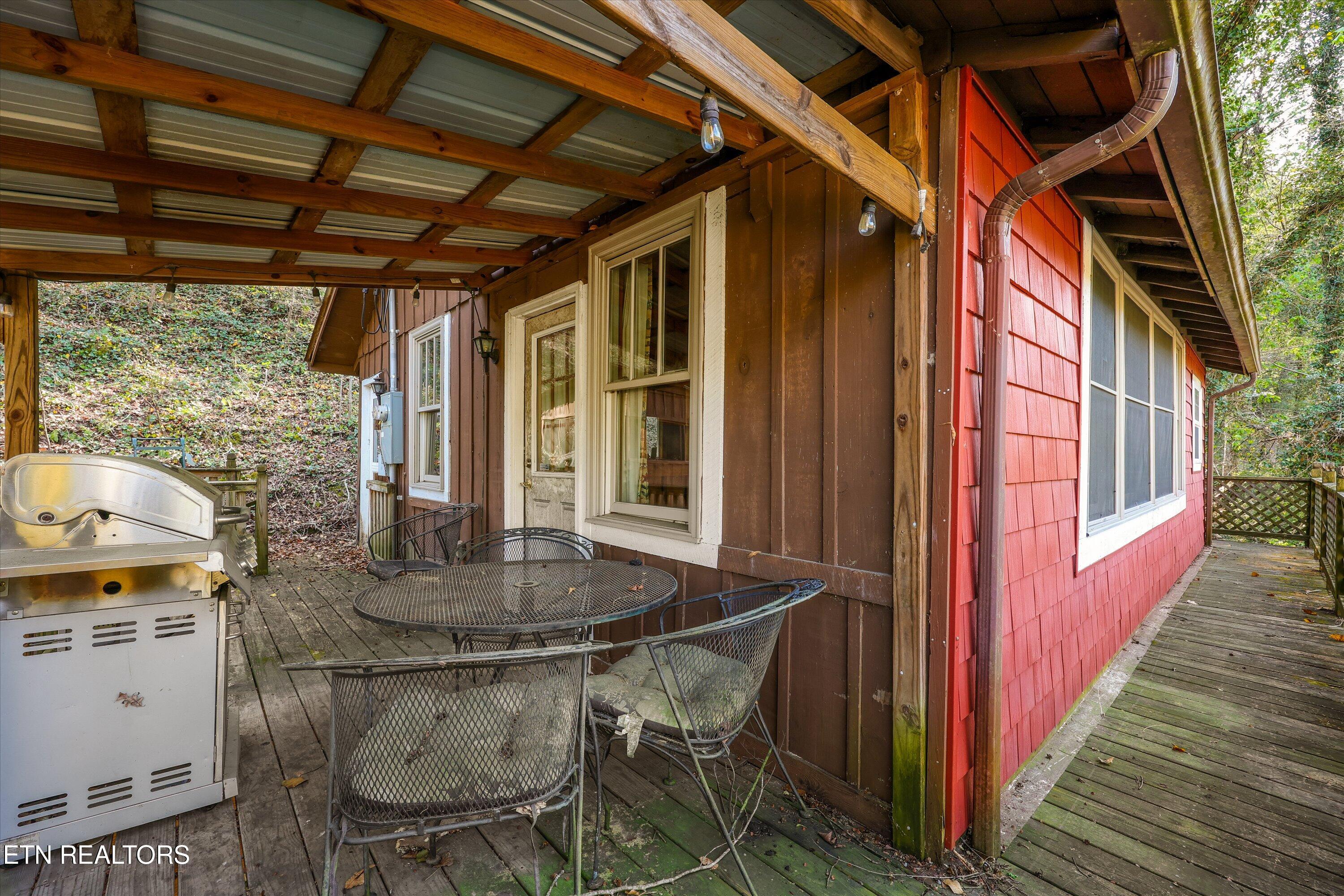 107 Mt Luke Road Townsend, TN 37882 - Photo 7 of 41 Back Porch Exterior View