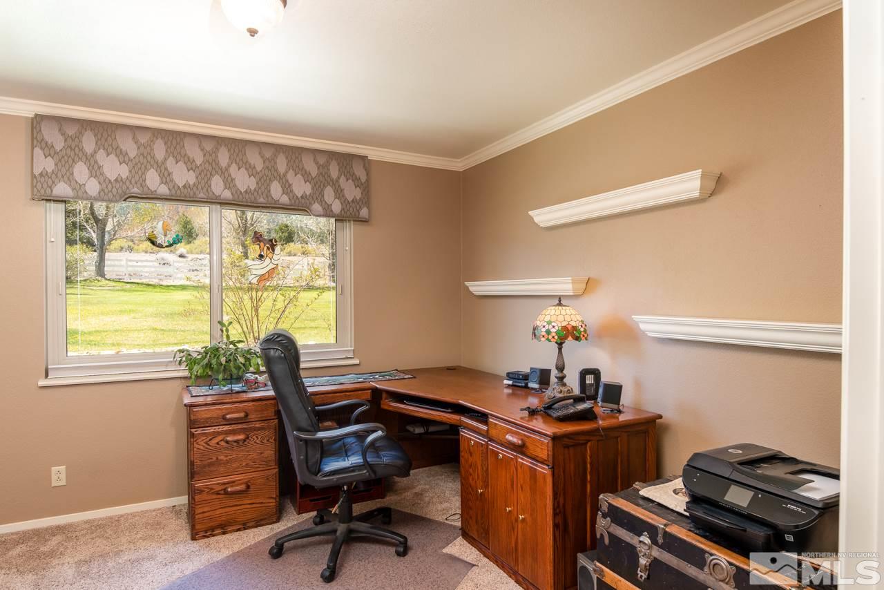 793 Foothill Road Gardnerville, NV 89460 - Photo 21 of 25 a view of workspace with a window