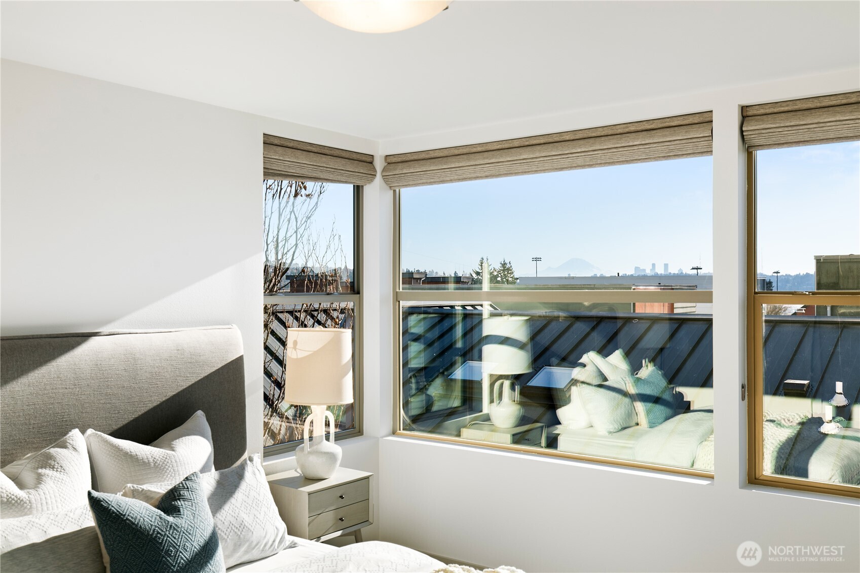 6729 14th Avenue Northwest, Unit B Seattle, WA 98117 - Photo 13 of 36 a living room with a large window and couch