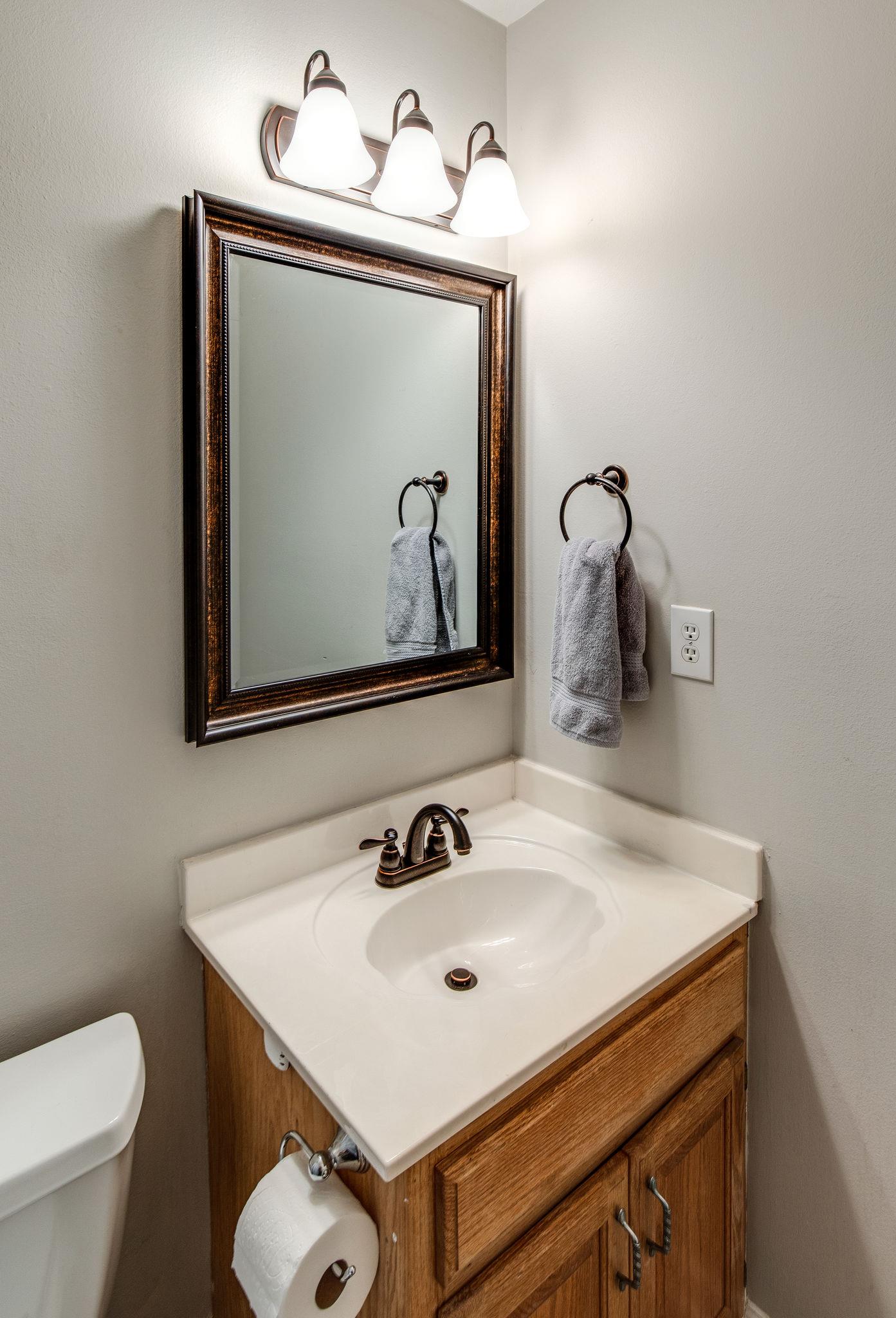 349 Lear Road Portland, TN 37148 - Photo 15 of 24 a bathroom with a sink a mirror and toilet