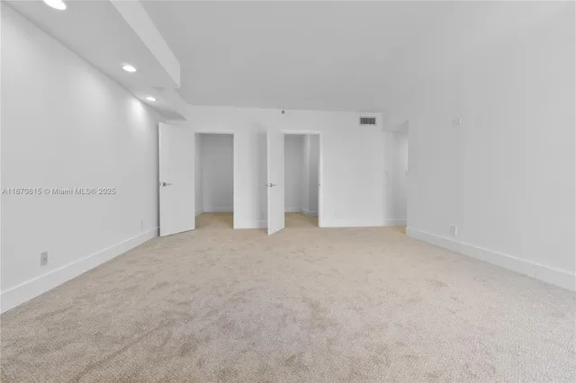 a view of an empty room