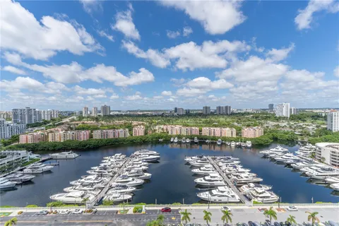 a view of a city with lake