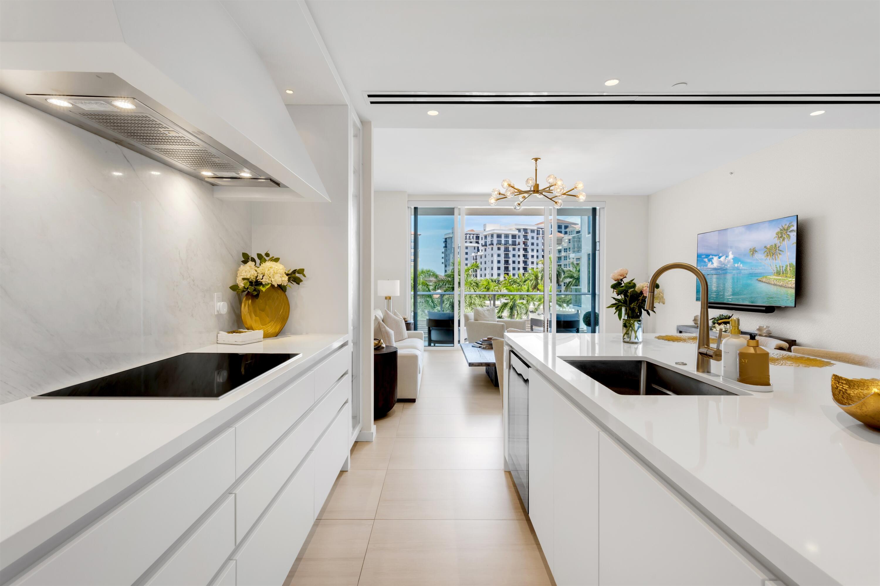 200 Southeast Mizner Boulevard, Unit 410 Boca Raton, FL 33432 - Photo 9 of 44 KITCHEN_TO_LIVING_ROOM