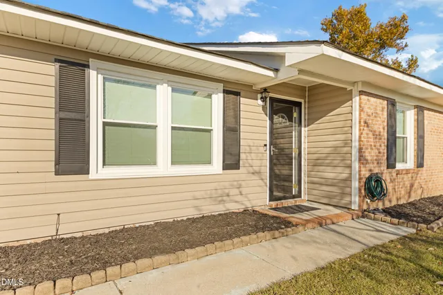 a view of a house with a outdoor space