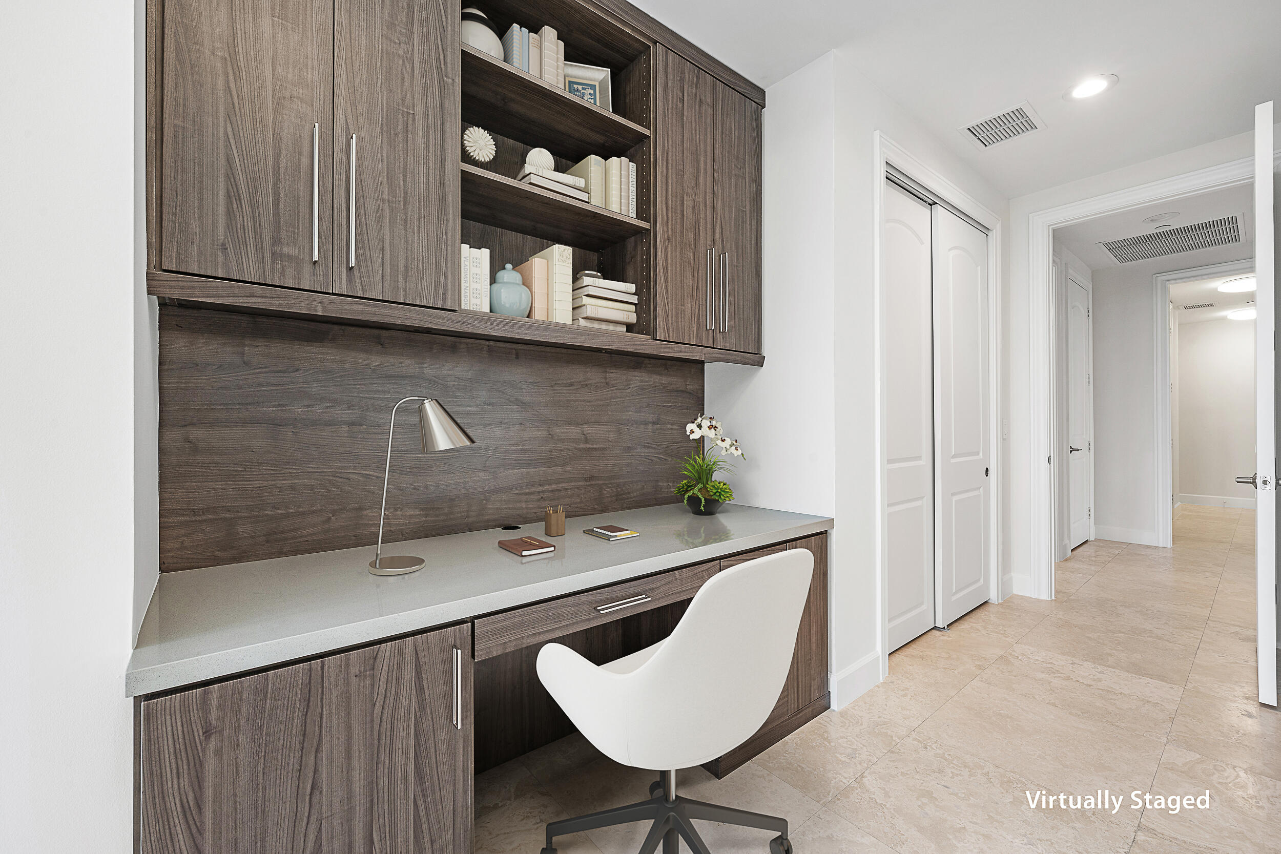 4600 North Ocean Drive, Unit 1903 Singer Island, FL 33404 - Photo 23 of 49 a view of cabinets with wooden floor and cabinet
