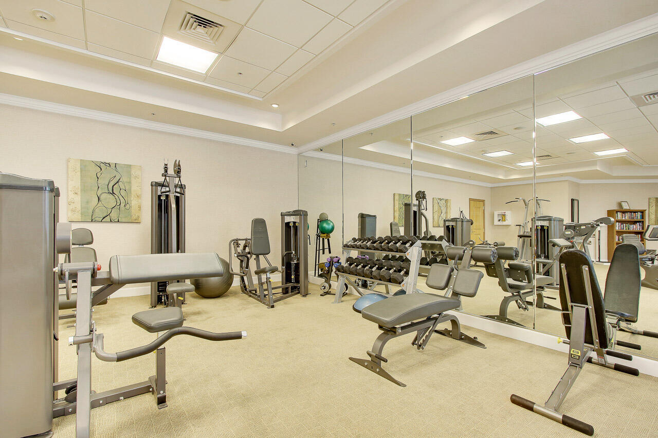 4600 North Ocean Drive, Unit 1903 Singer Island, FL 33404 - Photo 36 of 49 a view of a room with gym equipment