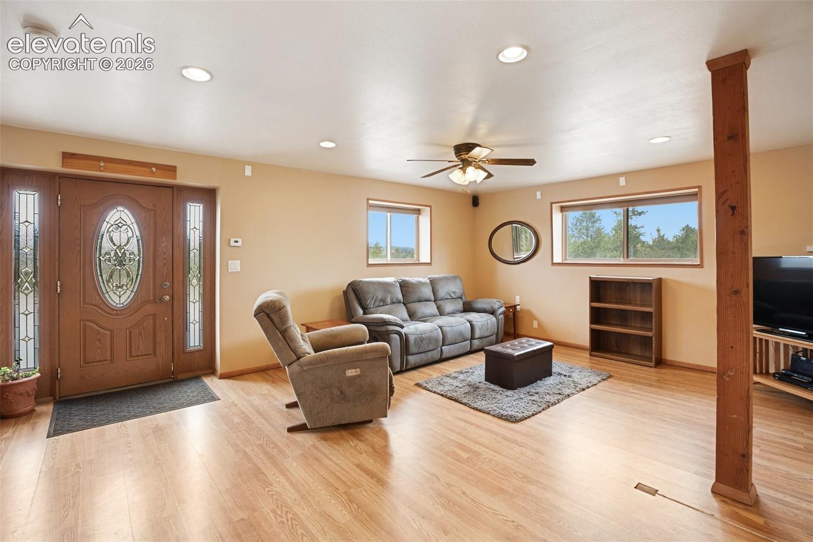 100 Mills Ranch Road Woodland Park, CO 80863 - Photo 37 of 49 Guest House Living room and kitchen.