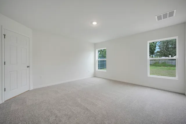 a view of empty room