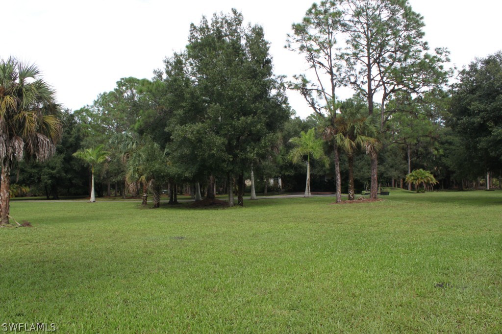 4091 Staley Road Fort Myers, FL 33905 - Photo 16 of 17 a backyard of a house with lots of green space
