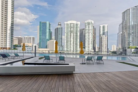 a view of building with outdoor space