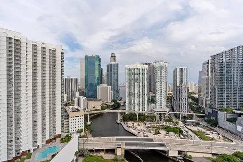 a view of balcony with city view