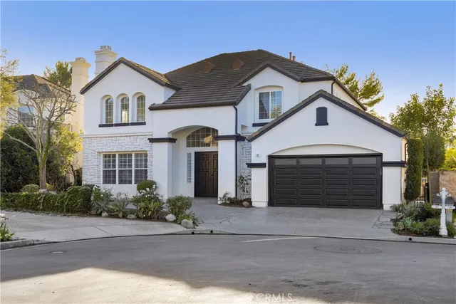 a view of a street with some trees