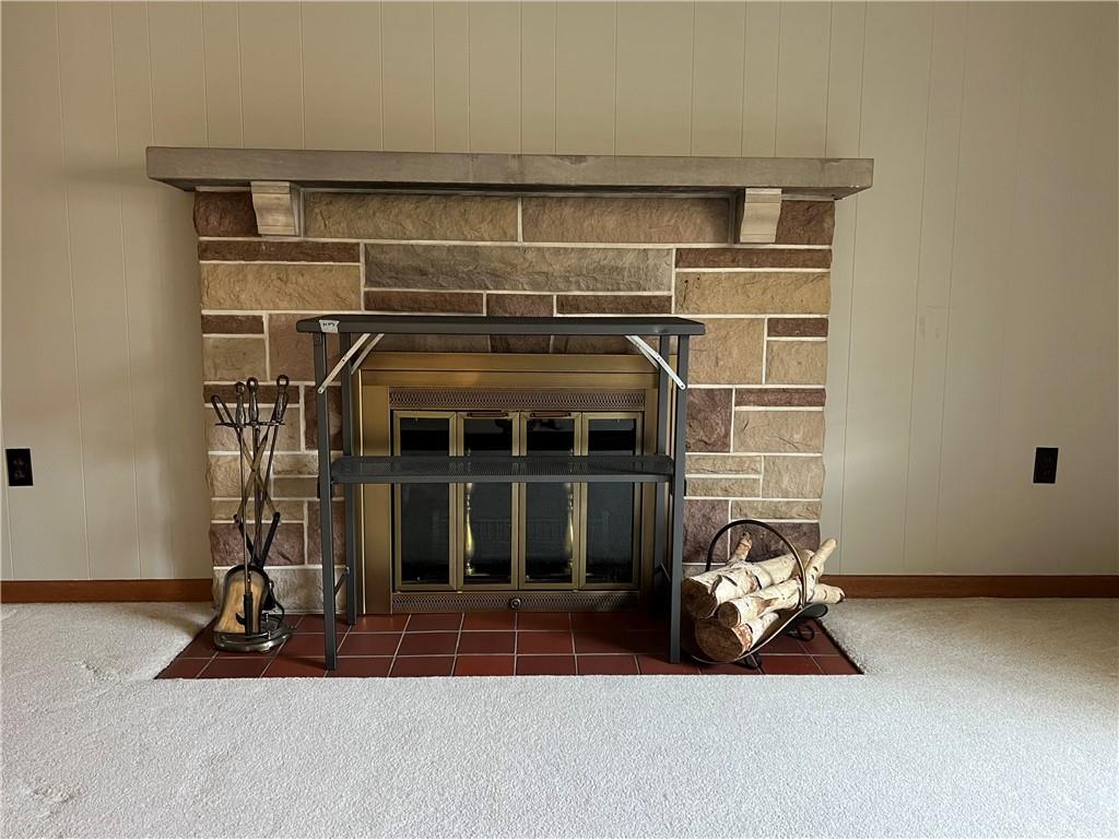 233 Reed Street Lower Burrell, PA 15068 - Photo 13 of 40 Wood burning fireplace.