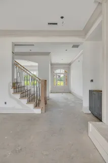 a view of an front door