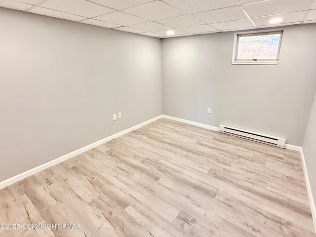 wooden floor in a room