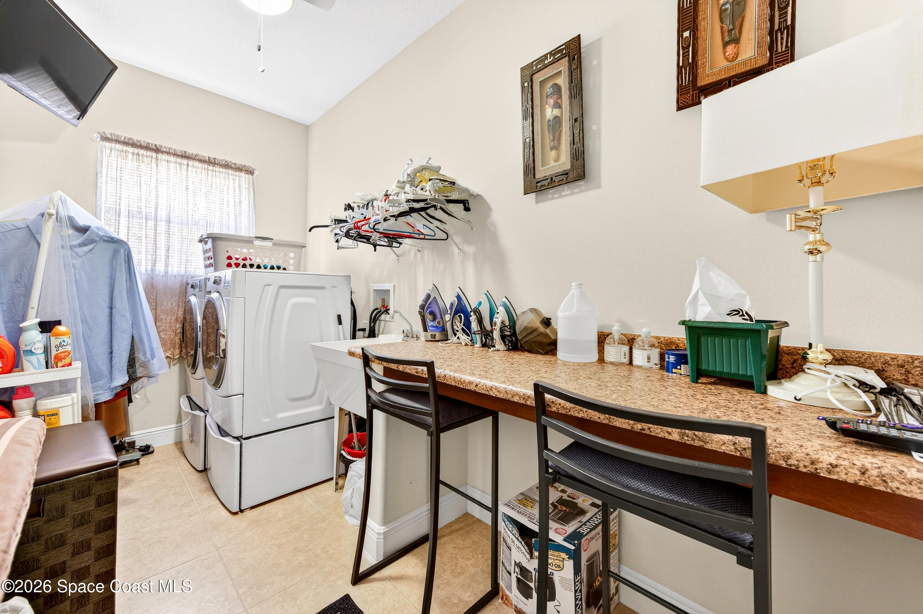 3347 Slate Street Melbourne, FL 32904 - Photo 33 of 48 Huge Laundry Rm w/Sink, Window,Counter