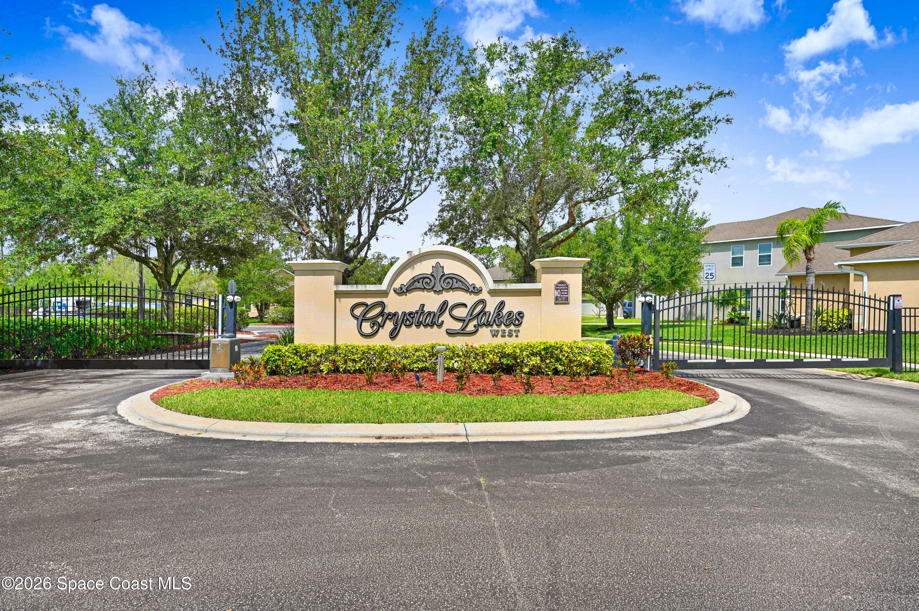 3347 Slate Street Melbourne, FL 32904 - Photo 4 of 48 Beautiful Gated Entrance
