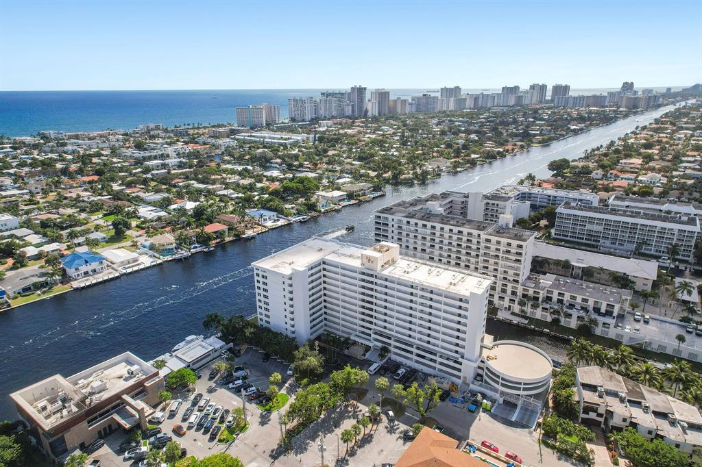 3100 Northeast 49th Street, Unit 206 Fort Lauderdale, FL 33308 - Photo 24 of 39 a view of a city and an ocean view