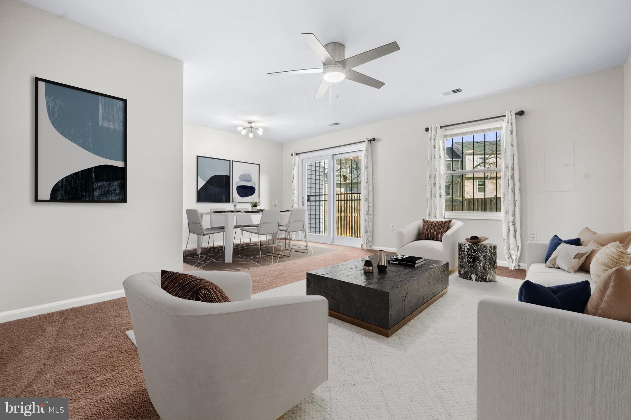 2233 Anvil Lane Temple Hills, MD 20748 - Photo 2 of 21 Virtual Staging-living space with modern flair.