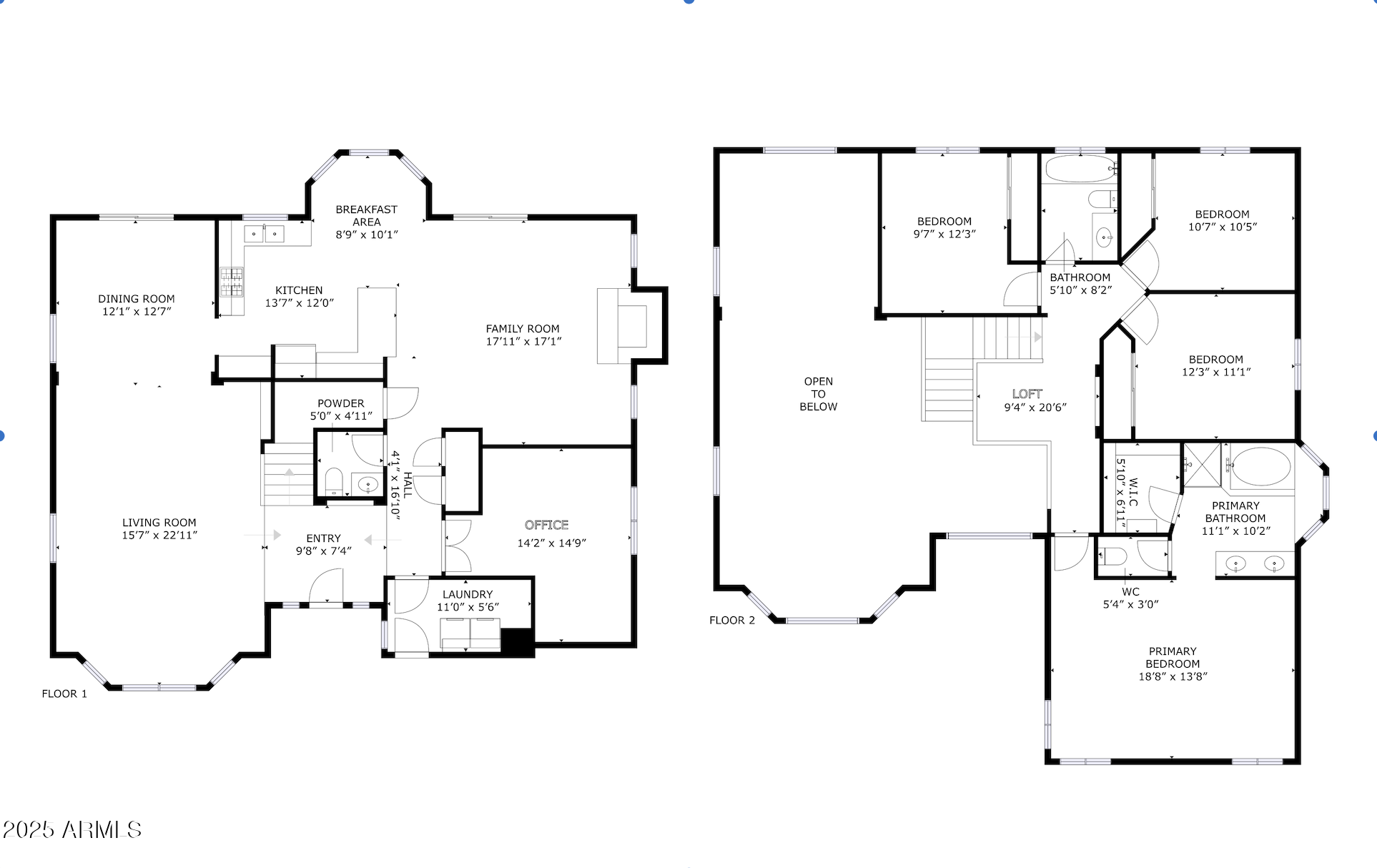 6121 East Saddleback Street Mesa, AZ 85215 - Photo 36 of 36 a picture of a floor plan