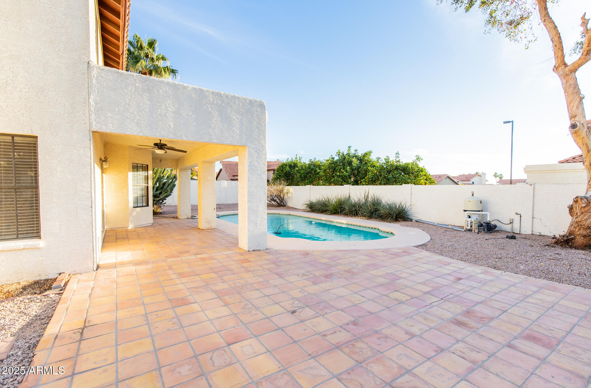 6121 East Saddleback Street Mesa, AZ 85215 - Photo 34 of 36 a view of a house with a yard