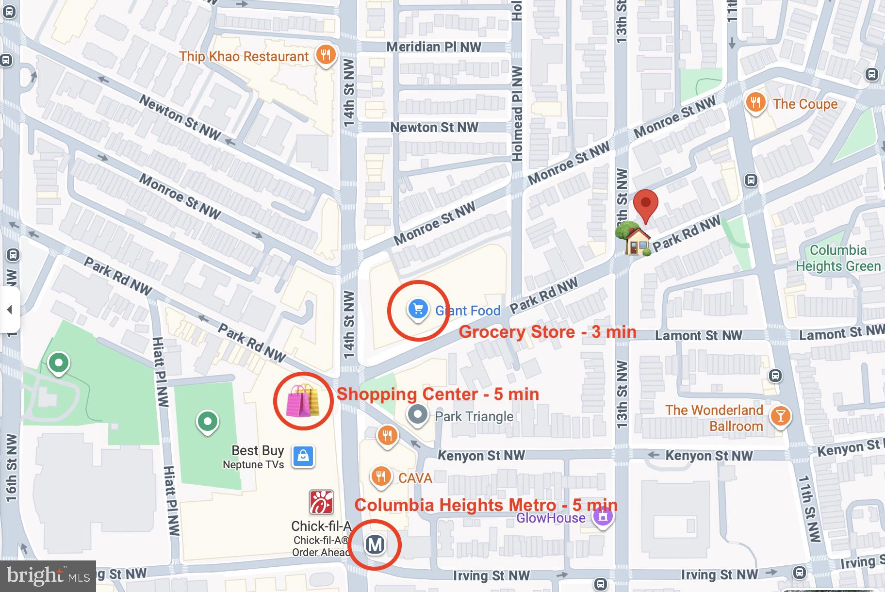 1225 Park Road Northwest, Unit 1 Washington, DC 20010 - Photo 38 of 43 Convenient location