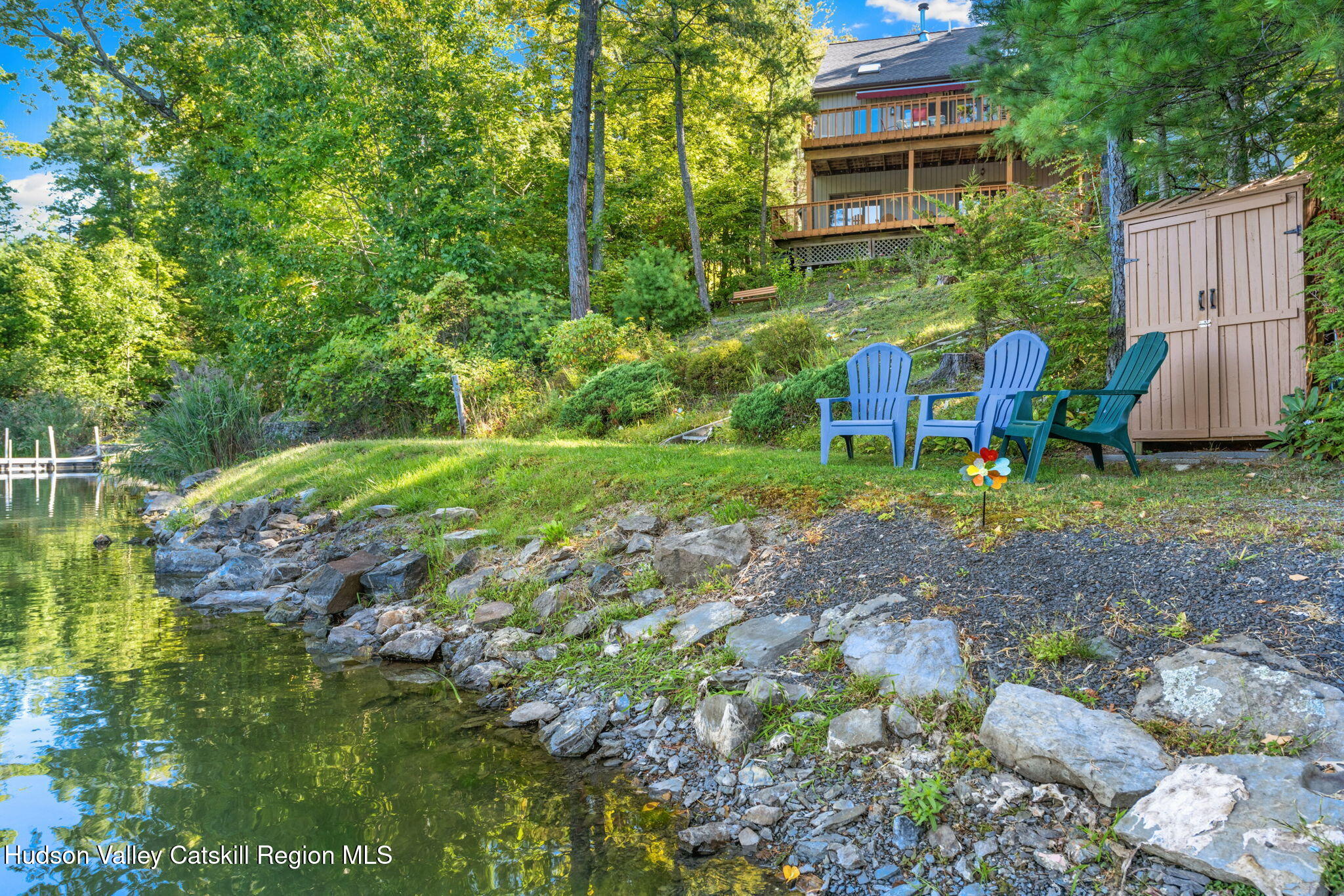 377 Tommy Trail Athens, NY 12015 - Photo 7 of 41 a view of a house with a yard and sitting area