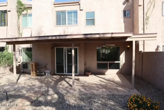 a front view of a building with many windows