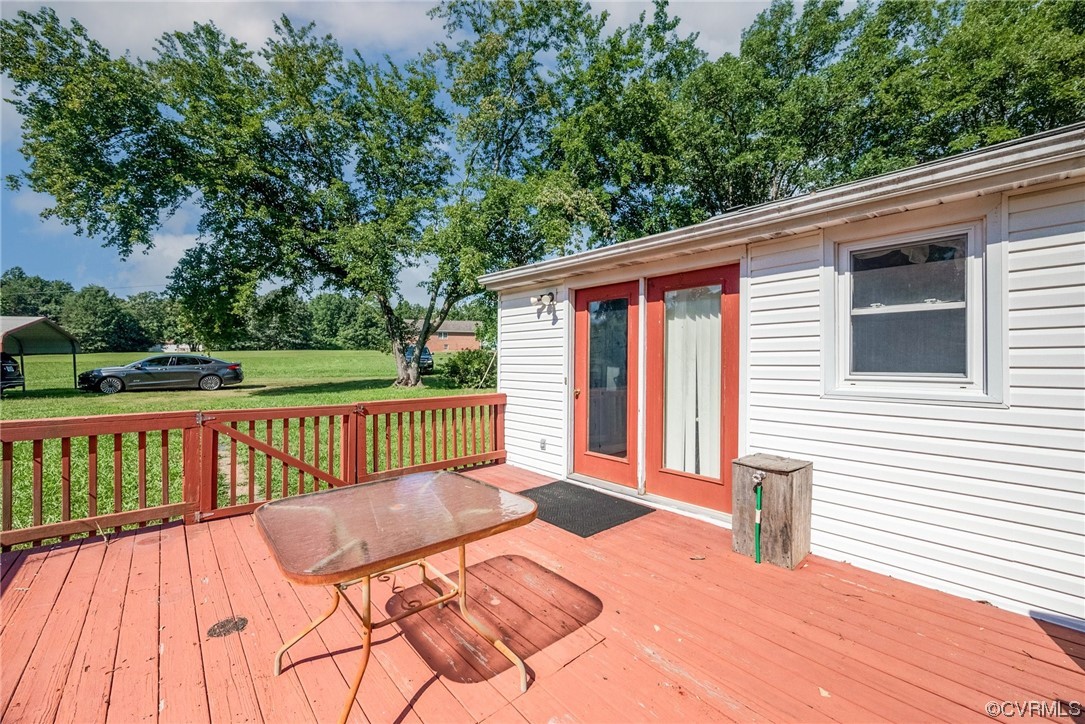 1878 Courthouse Road Louisa, VA 23093 - Photo 25 of 30 a view of a wooden deck