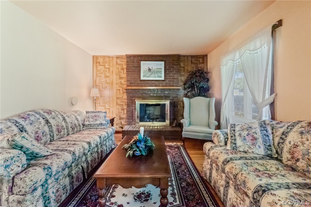 1878 Courthouse Road Louisa, VA 23093 - Photo 8 of 30 a living room with furniture and a fireplace