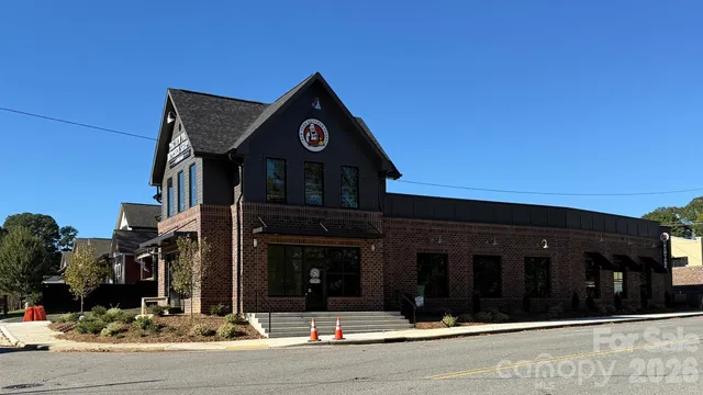 a sign on the side of a building