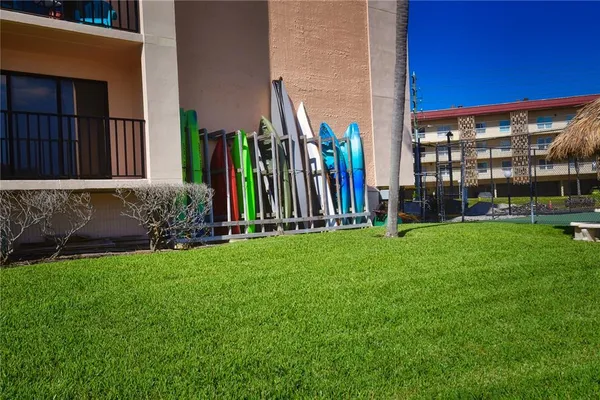 a view of a back yard of the house
