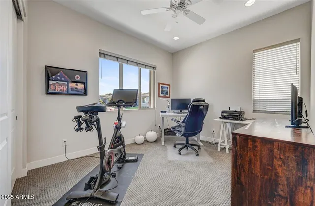 a view of a roof deck