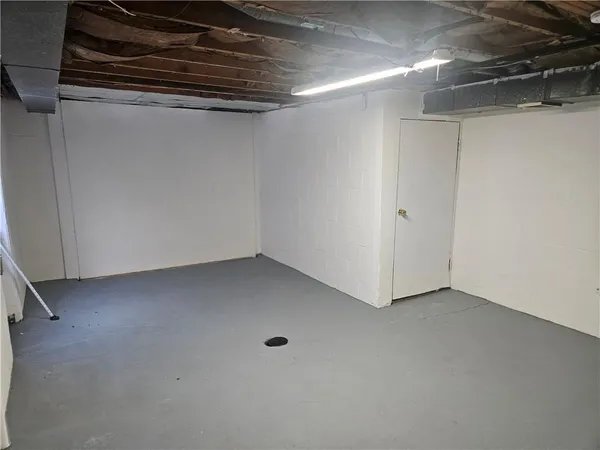 a view of storage and utility room